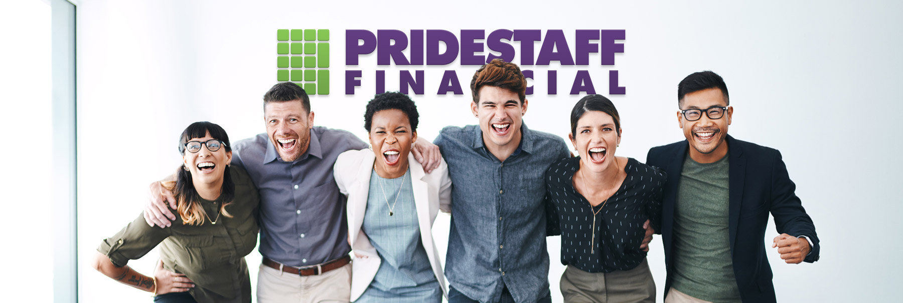 Team of finance recruiters celebrating